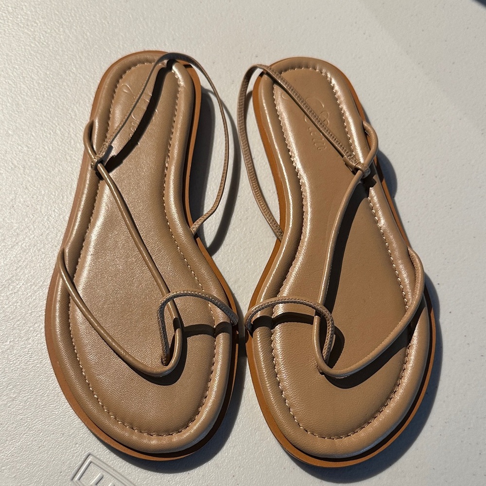 J. Crew Tan Strappy Sandals